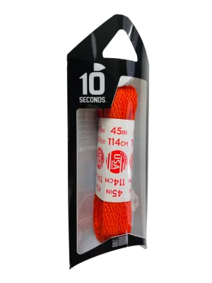 10 Seconds ® All-Pro ® Athletic Flat Laces | Burnt Orange