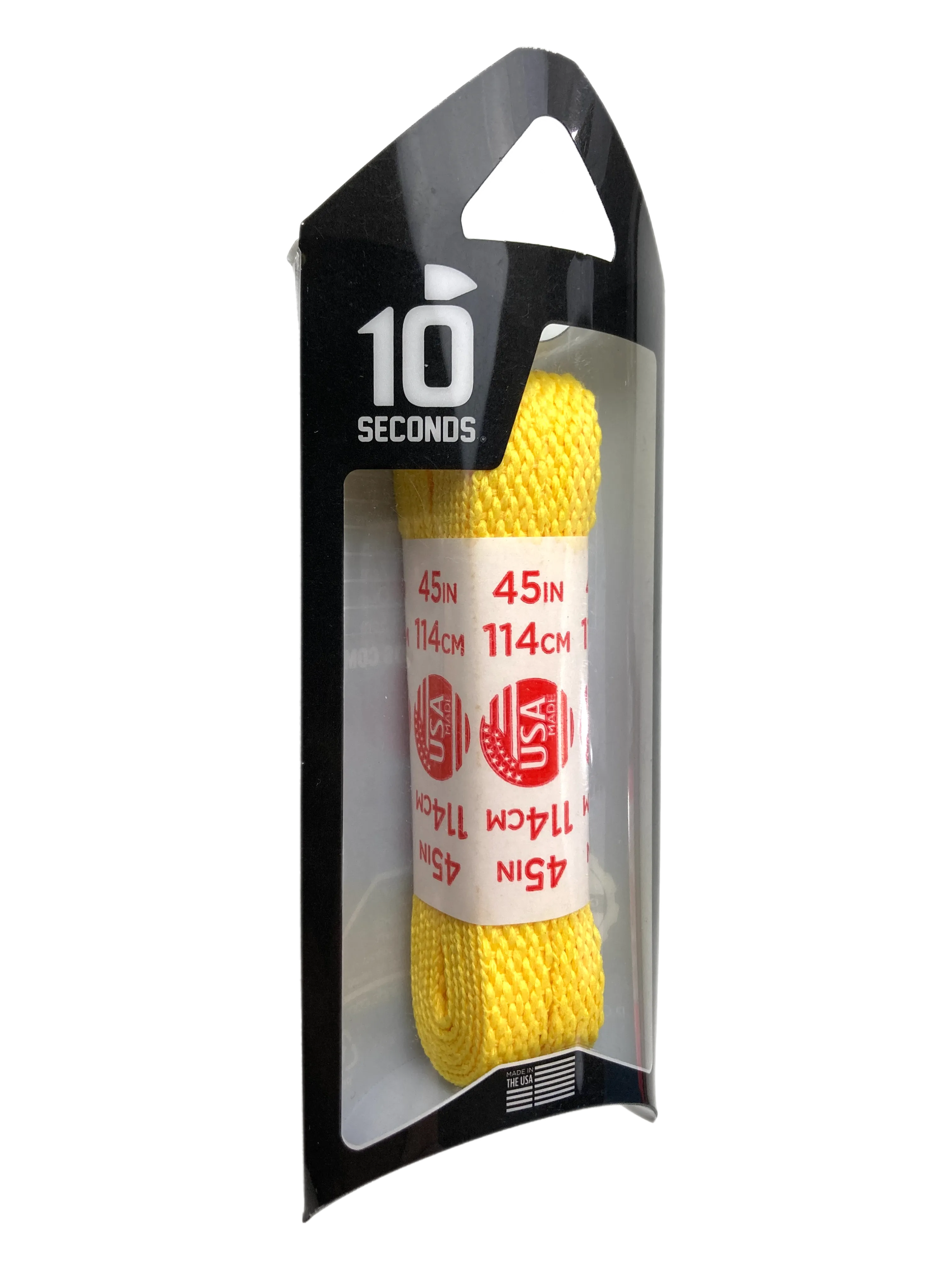 10 Seconds ® All-Pro ® Athletic Flat Laces | Yellow [Maize]