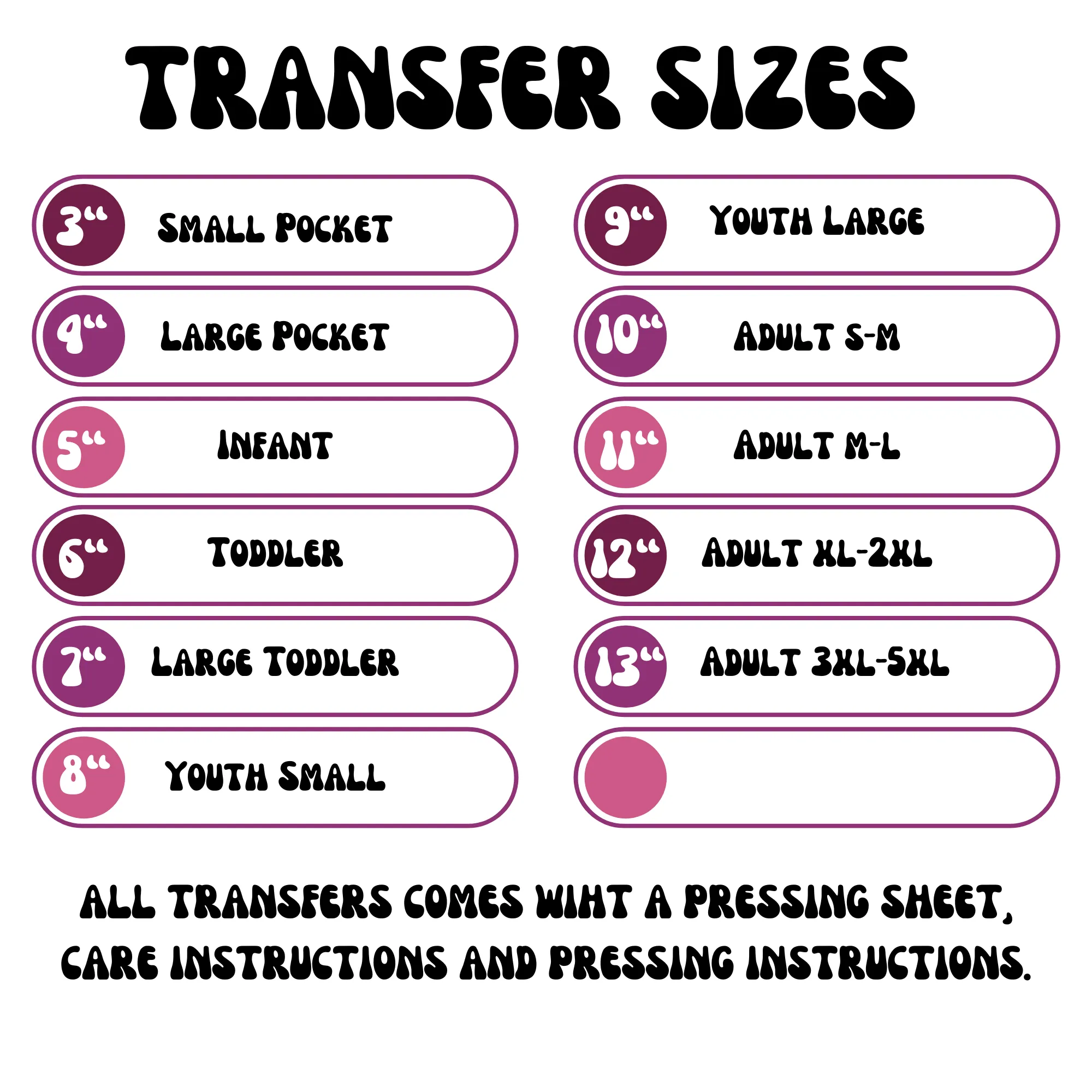 1ST Grade heat transfer, no shirt