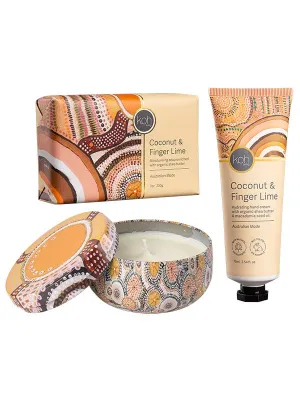 Aboriginal Coconut & Finger Lime Body Gift Set