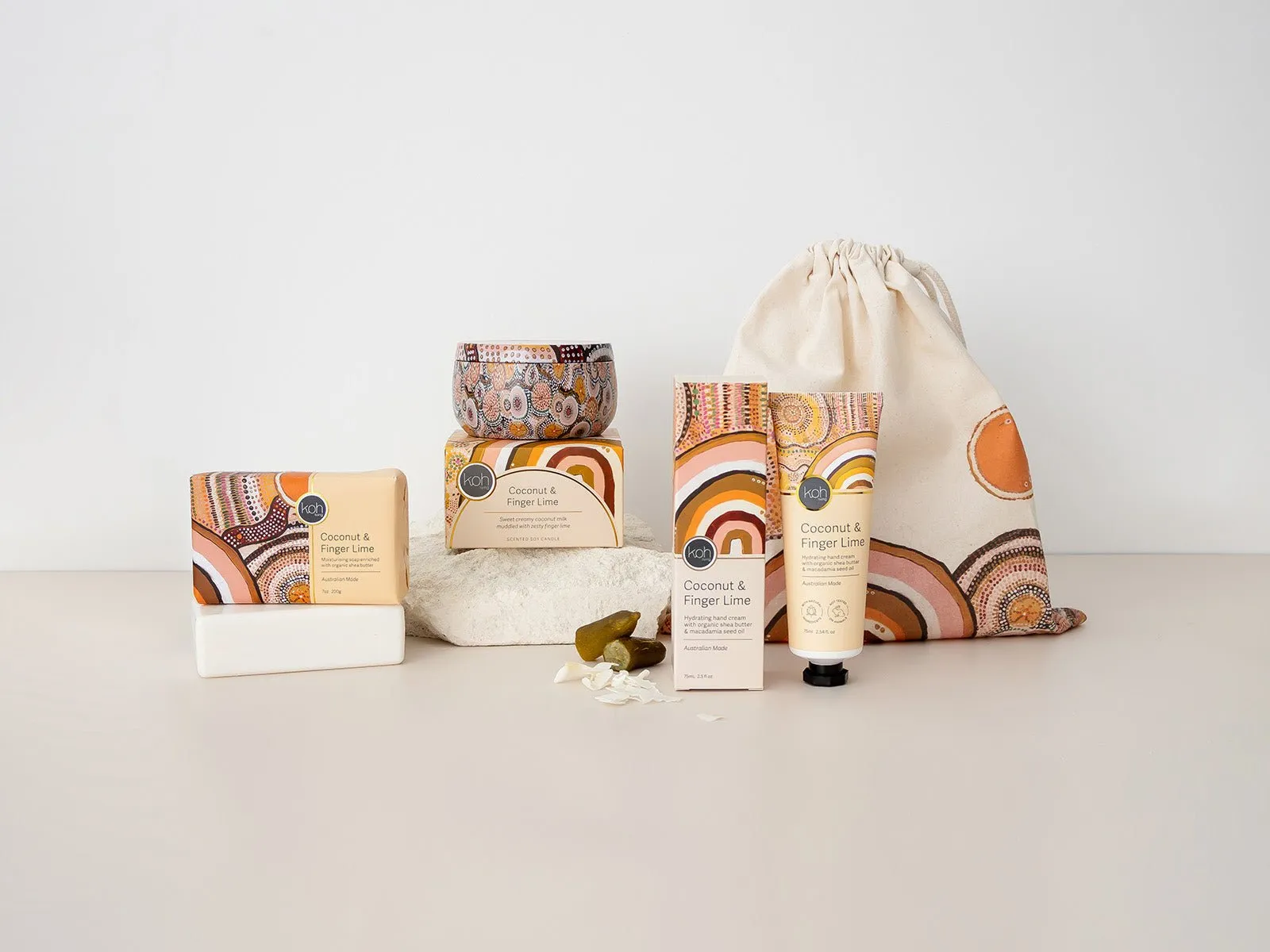 Aboriginal Coconut & Finger Lime Body Gift Set