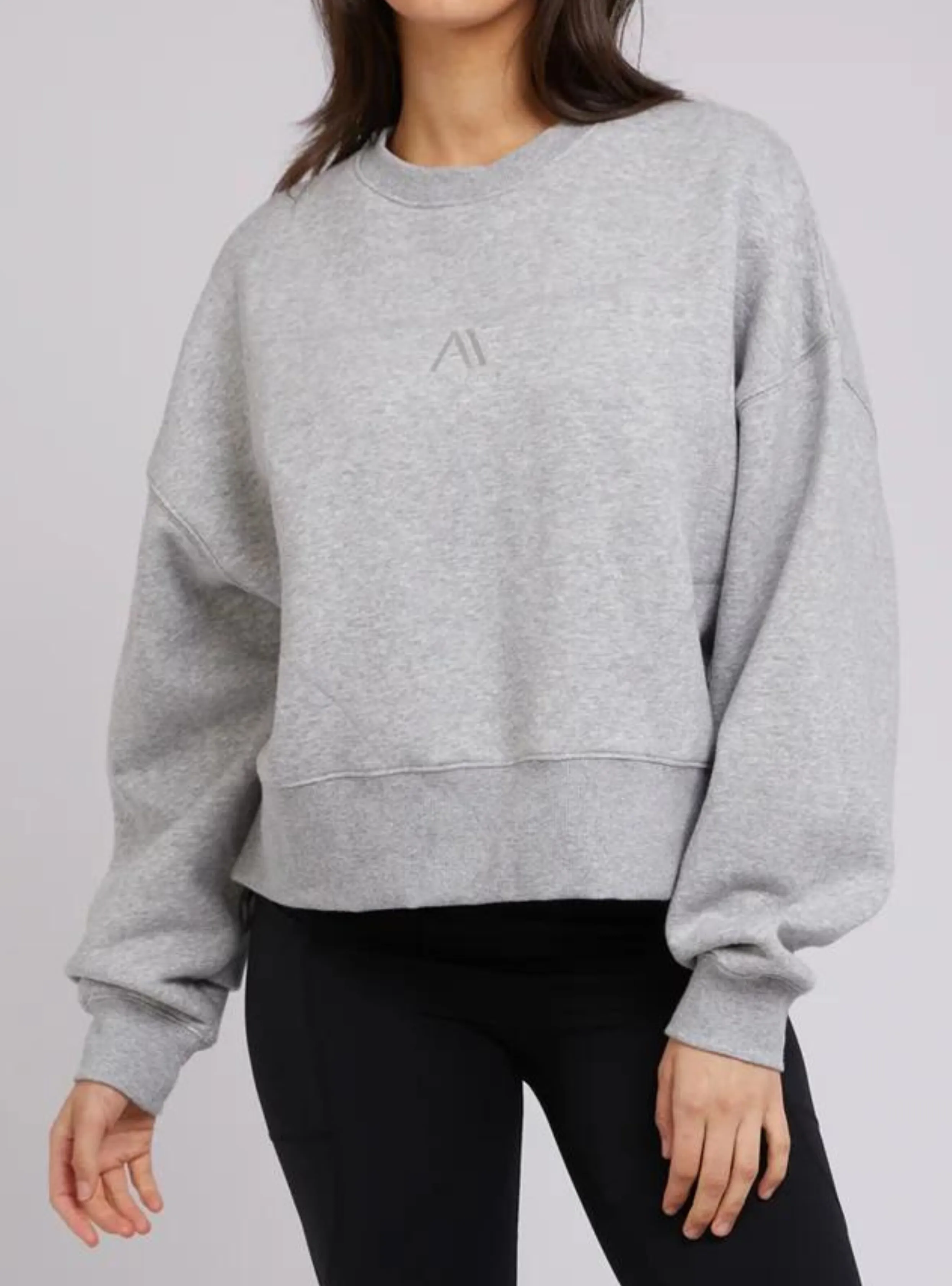 ACTIVE TONAL SWEATER - Grey Marle