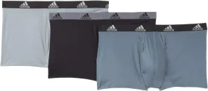 adidas Big & Tall Performance Boxer Briefs 3 Pack, Grey/Onix/Black