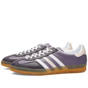 Adidas Gazelle Indoor Sneaker in Shadow Violet, Ftwr White & Wonder Quartz in Shadow Violet, in Shadow Violet Ftwr White & Wonder Quartz  Ftwr White & Wonder Quartz