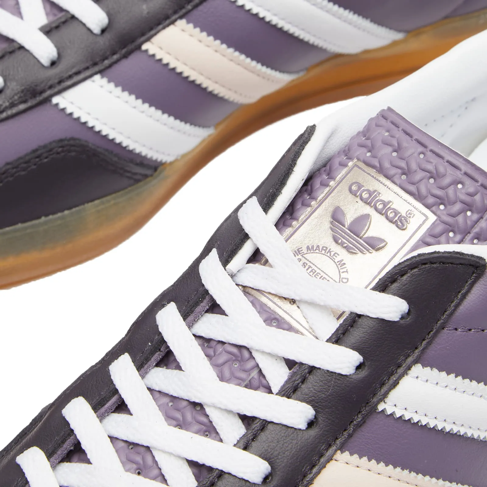 Adidas Gazelle Indoor Sneaker in Shadow Violet, Ftwr White & Wonder Quartz in Shadow Violet, in Shadow Violet Ftwr White & Wonder Quartz  Ftwr White & Wonder Quartz