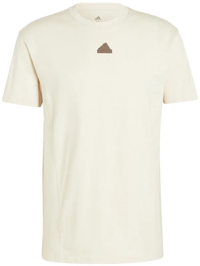 Adidas Mens City Escape T Shirt Sand Strata