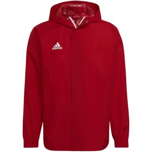 Adidas Men's Entrada 22 All-Weather Jacket Red Ik4009