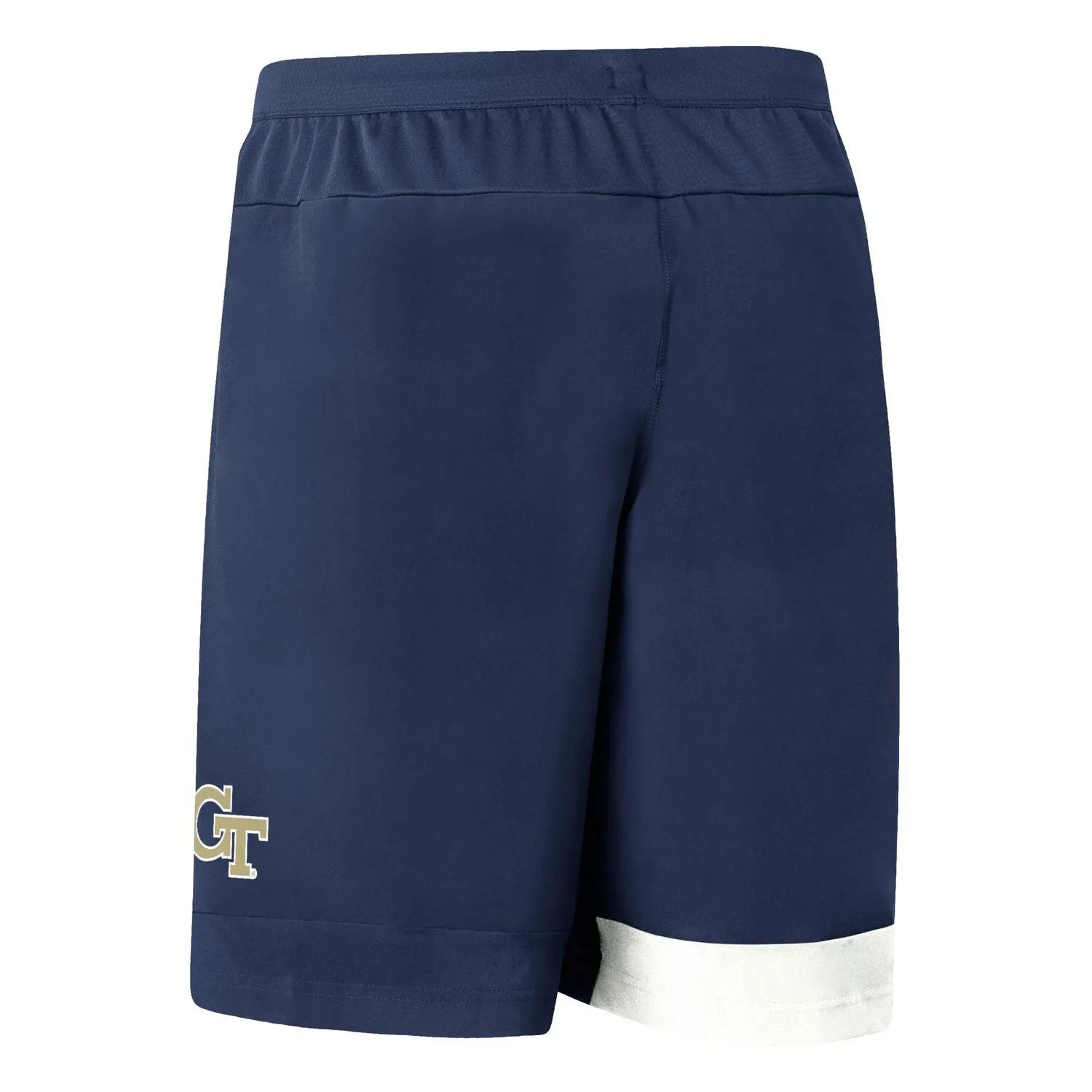 adidas Men's Navy Yellow Georgia Tech Jackets Training Shorts