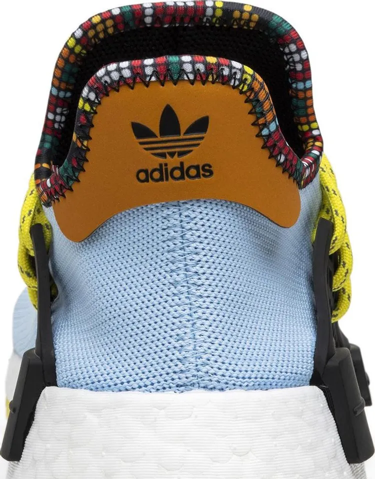 Adidas Pharrell x NMD Human Race Men's Trainers, Turquoise/Yellow