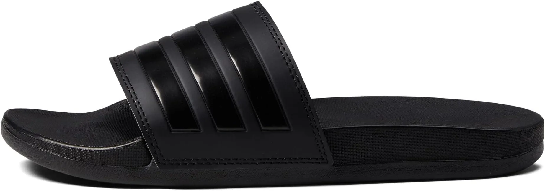 Adilette Comfort Slides adidas, Black/Black/Black 1