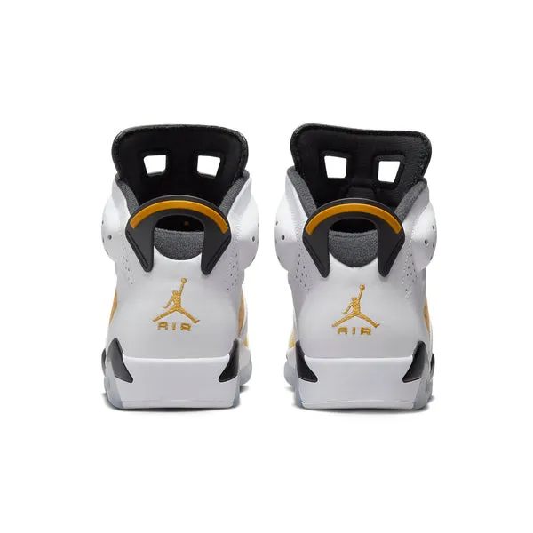 Air Jordan 6 Retro 'Yellow Ochre' Sneakers, White