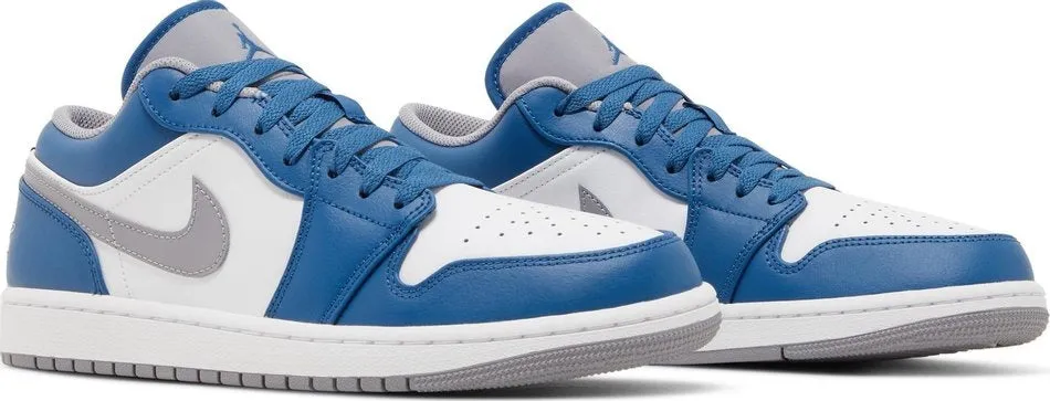 Air Jordan Men's Shoes Nike Air 1 Low USA, blue/white/gray