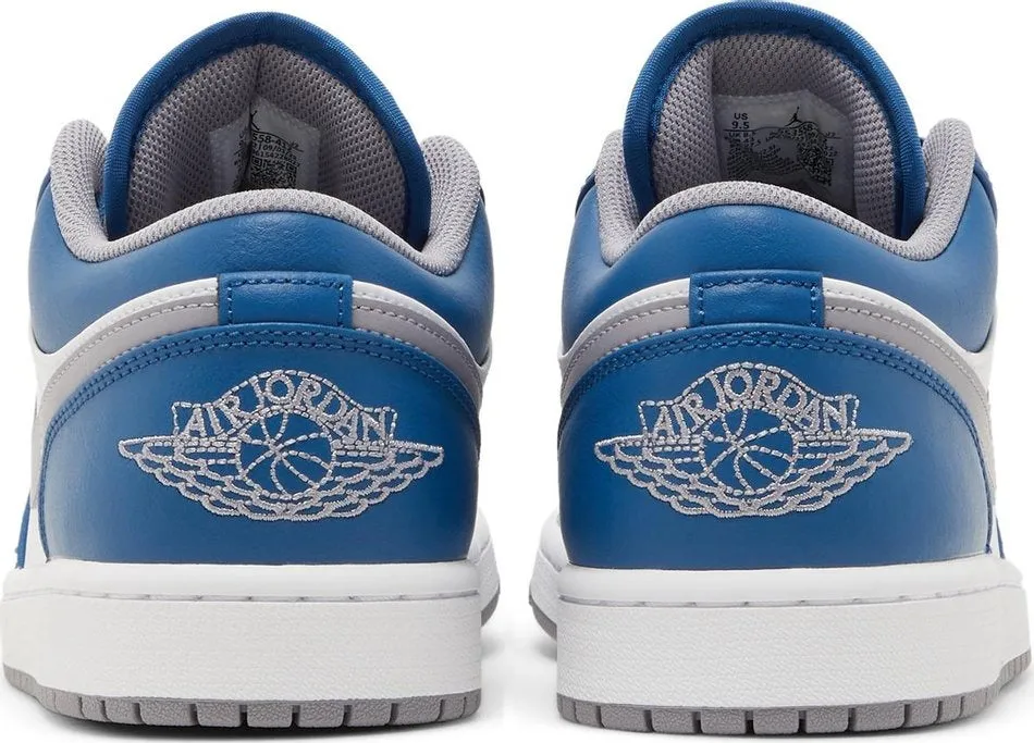 Air Jordan Men's Shoes Nike Air 1 Low USA, blue/white/gray