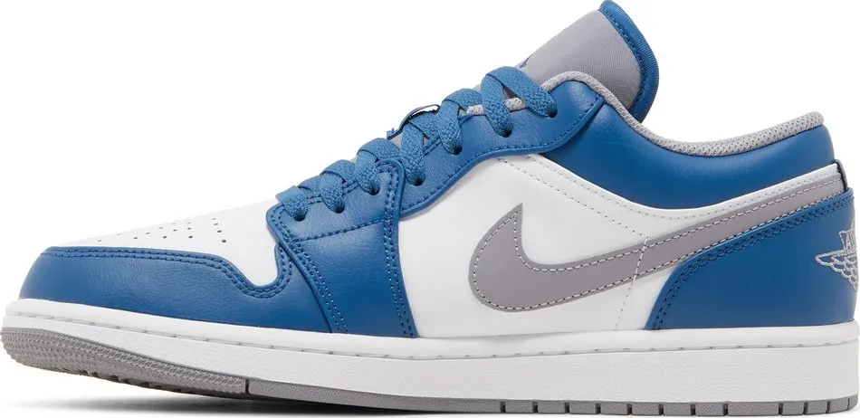 Air Jordan Men's Shoes Nike Air 1 Low USA, blue/white/gray