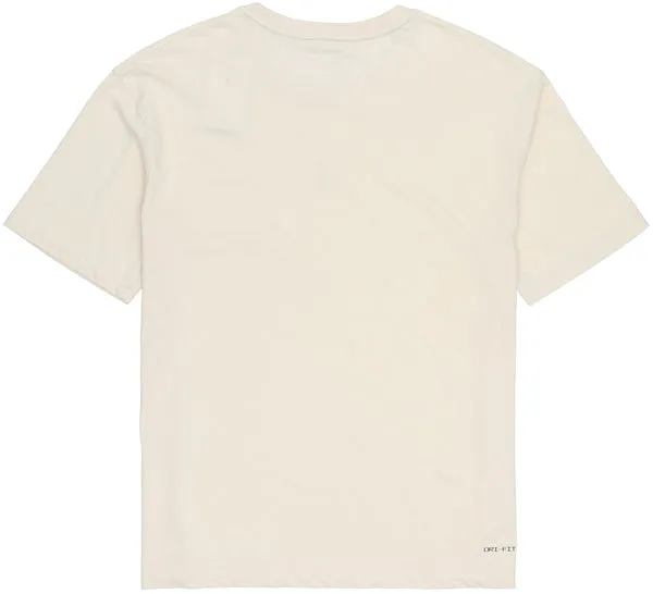 Air Jordan Solid Color Round Neck Short Sleeve T-Shirt Men's White