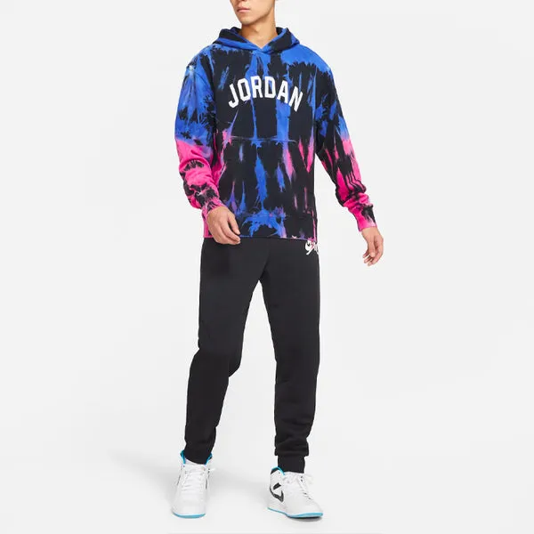 Air Jordan Tie Dye Sports Blue Sweatshirt, blue