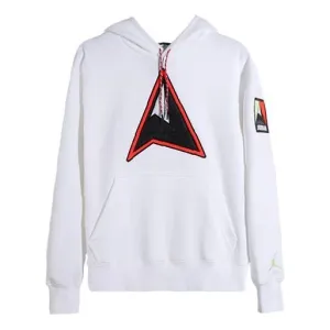 Air Jordan Winter Utility Fleece Casual White Sweatshirt