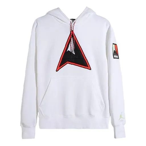 Air Jordan Winter Utility Fleece Casual White Sweatshirt