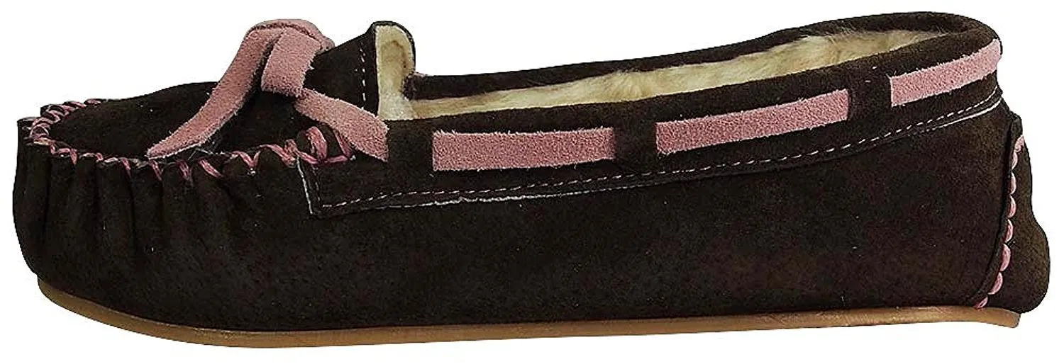 Apres Lamo - Womens Apr?s Moccasin Slipper, Chocolate 39014-6B(M)US