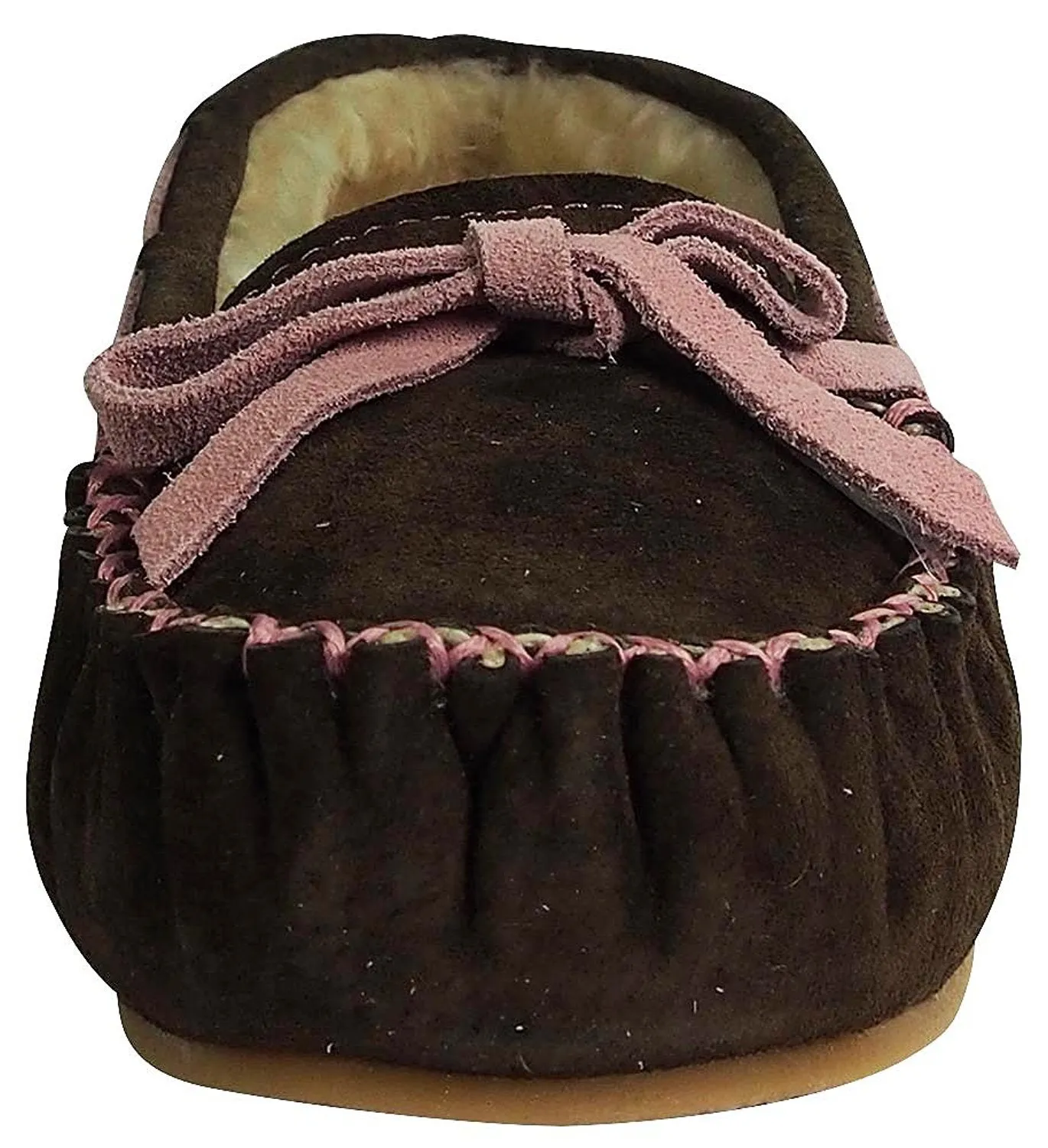 Apres Lamo - Womens Apr?s Moccasin Slipper, Chocolate 39014-6B(M)US