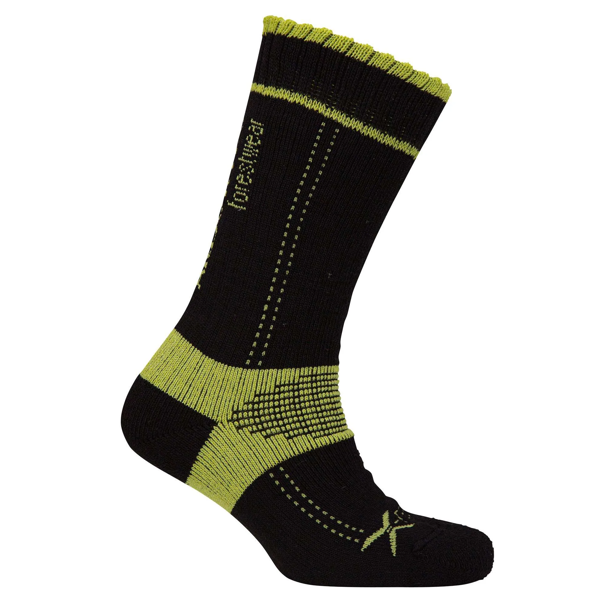 AT3819 Xpert Lo Sock - Black / Lime