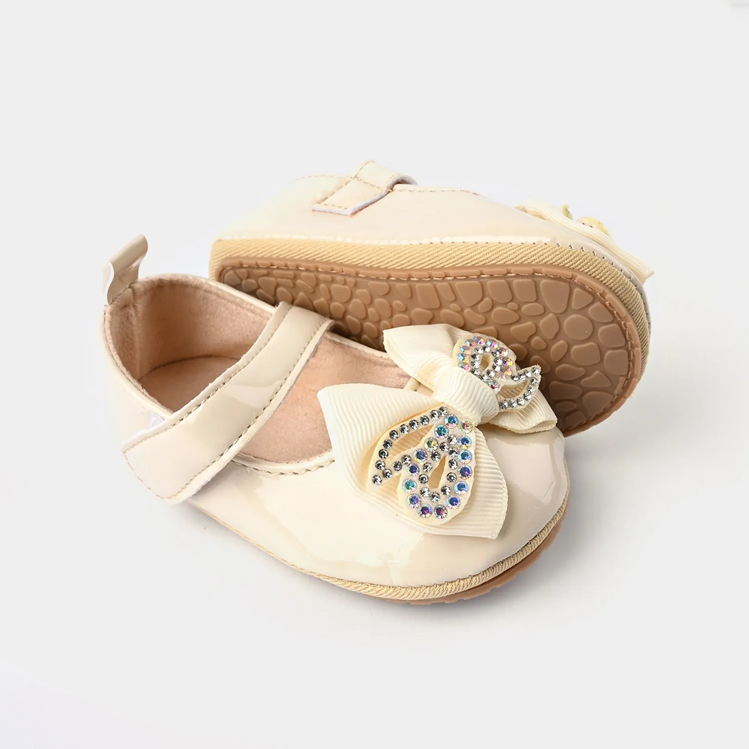 Baby Girl Shoes H42-BEIGE