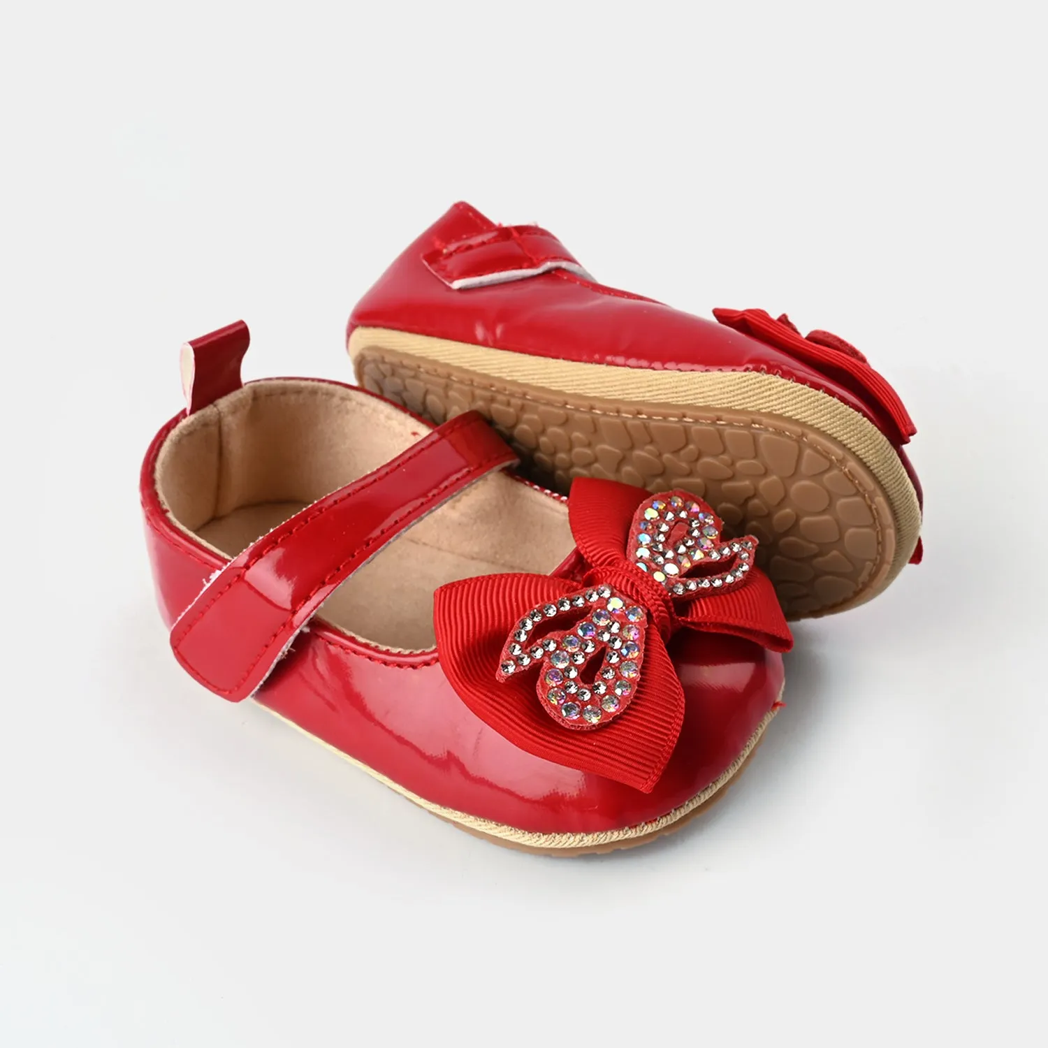 Baby Girl Shoes H42-Red