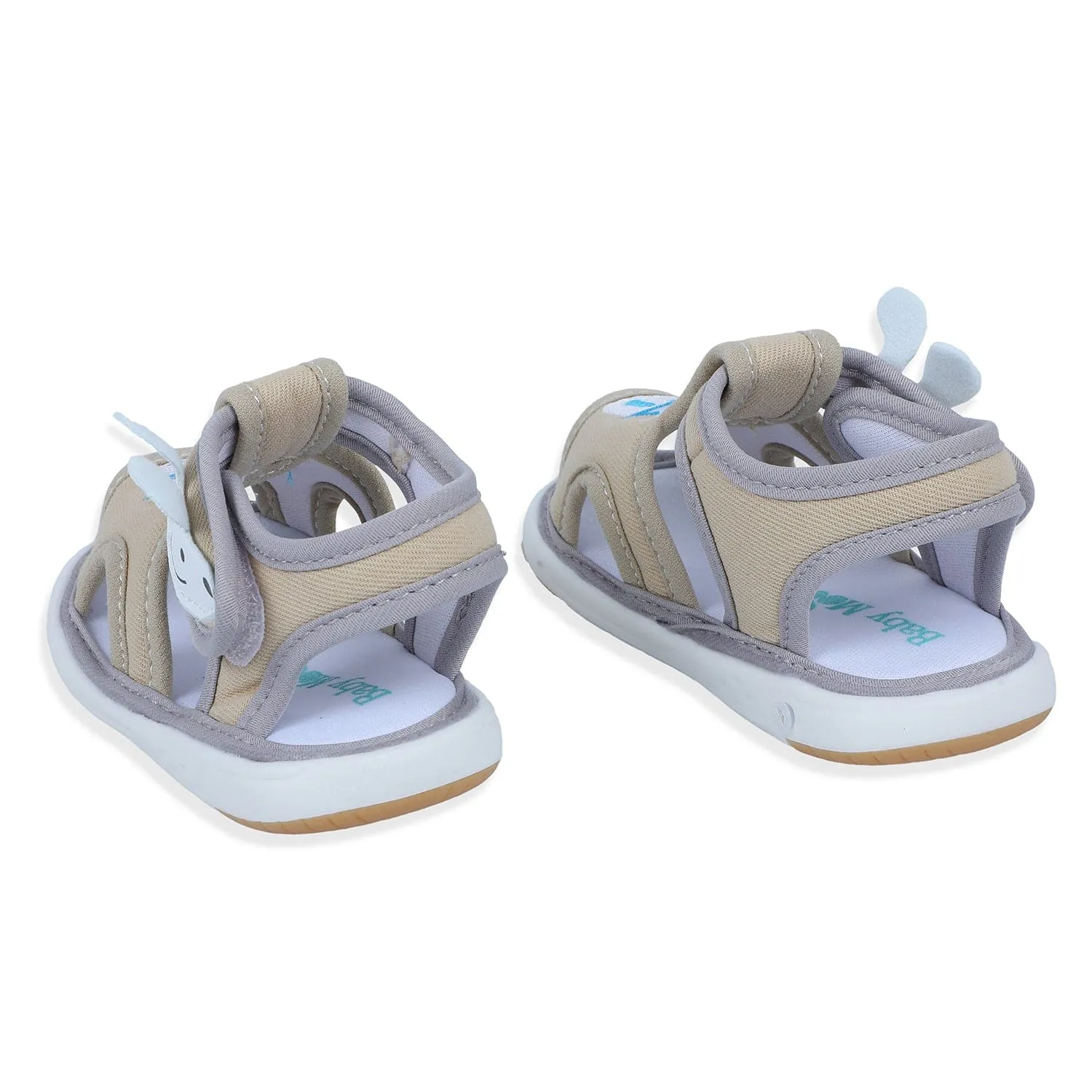 Baby Moo My Pet's House Chu-Chu Sound Breathable Anti-Skid Sandals - Beige