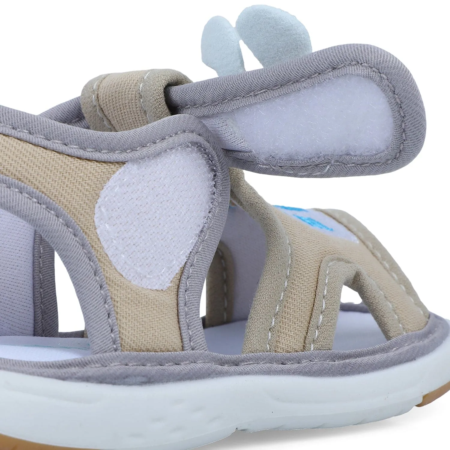 Baby Moo My Pet's House Chu-Chu Sound Breathable Anti-Skid Sandals - Beige