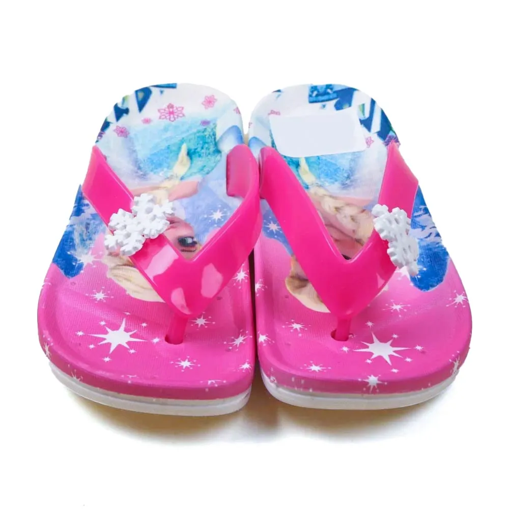 Character Slippers For Girls - Fuchsia