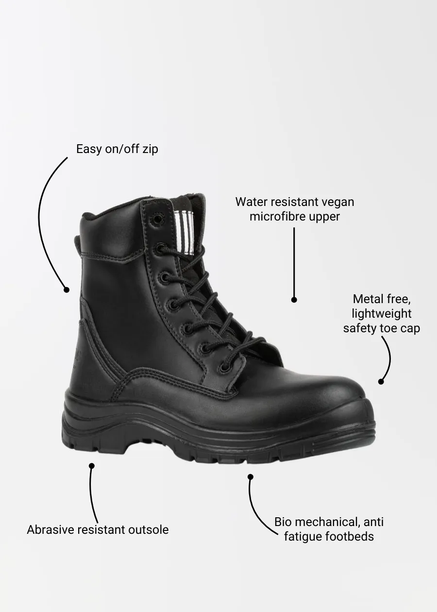 Considers: women's vegan work boot