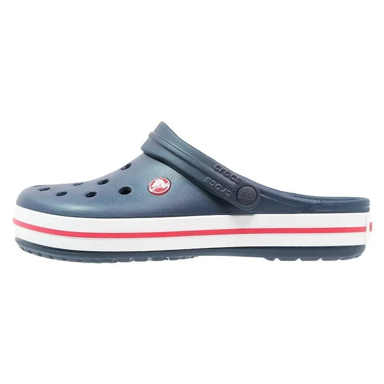 Crocs Crocband Clogs, navy/white/red