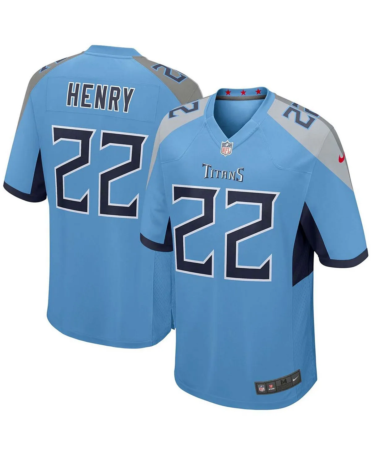 Derrick Henry Tennessee Titans Nike Boys/Girls Light Blue Game Jersey