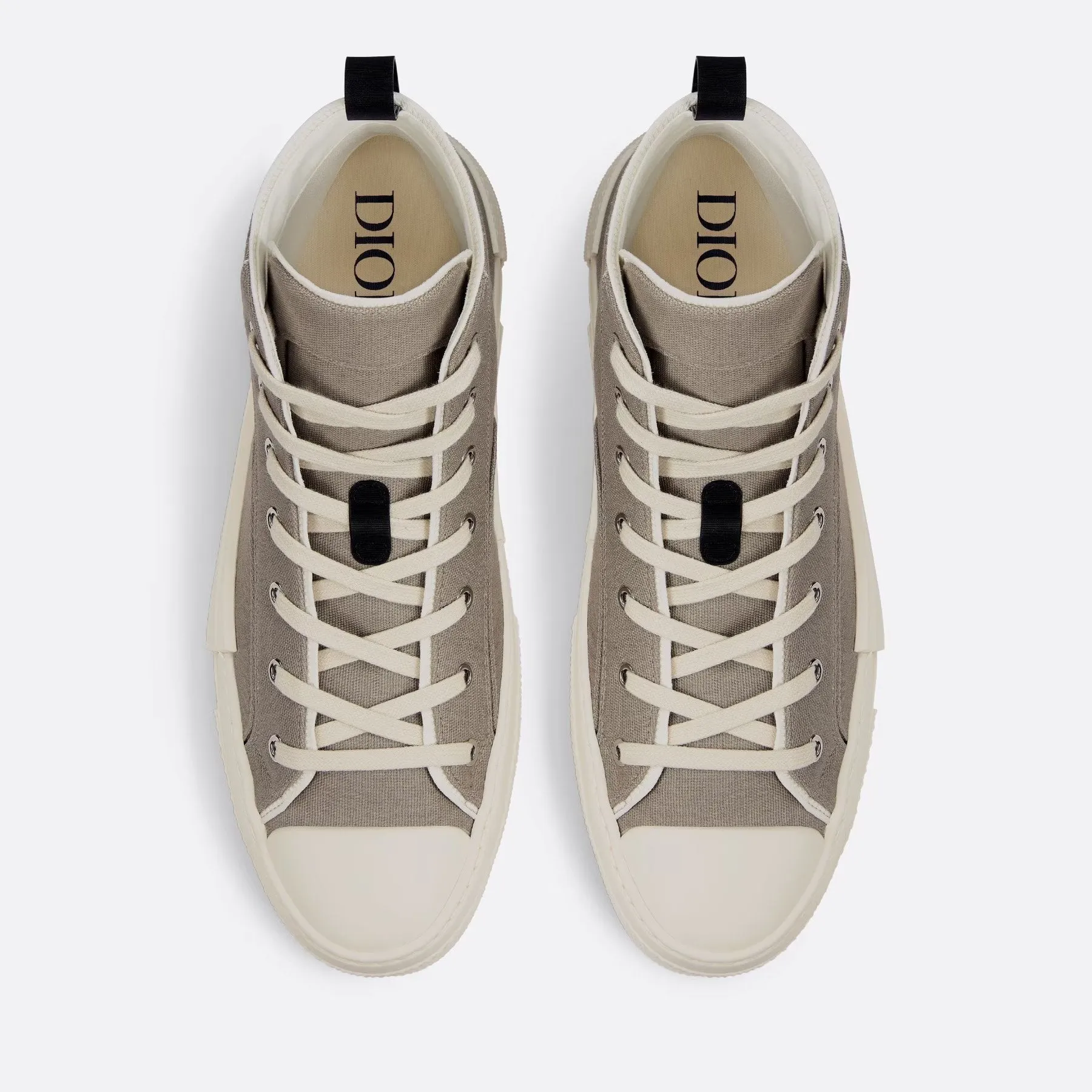 Dior B23 High-top AsteroDior sneakers, beige