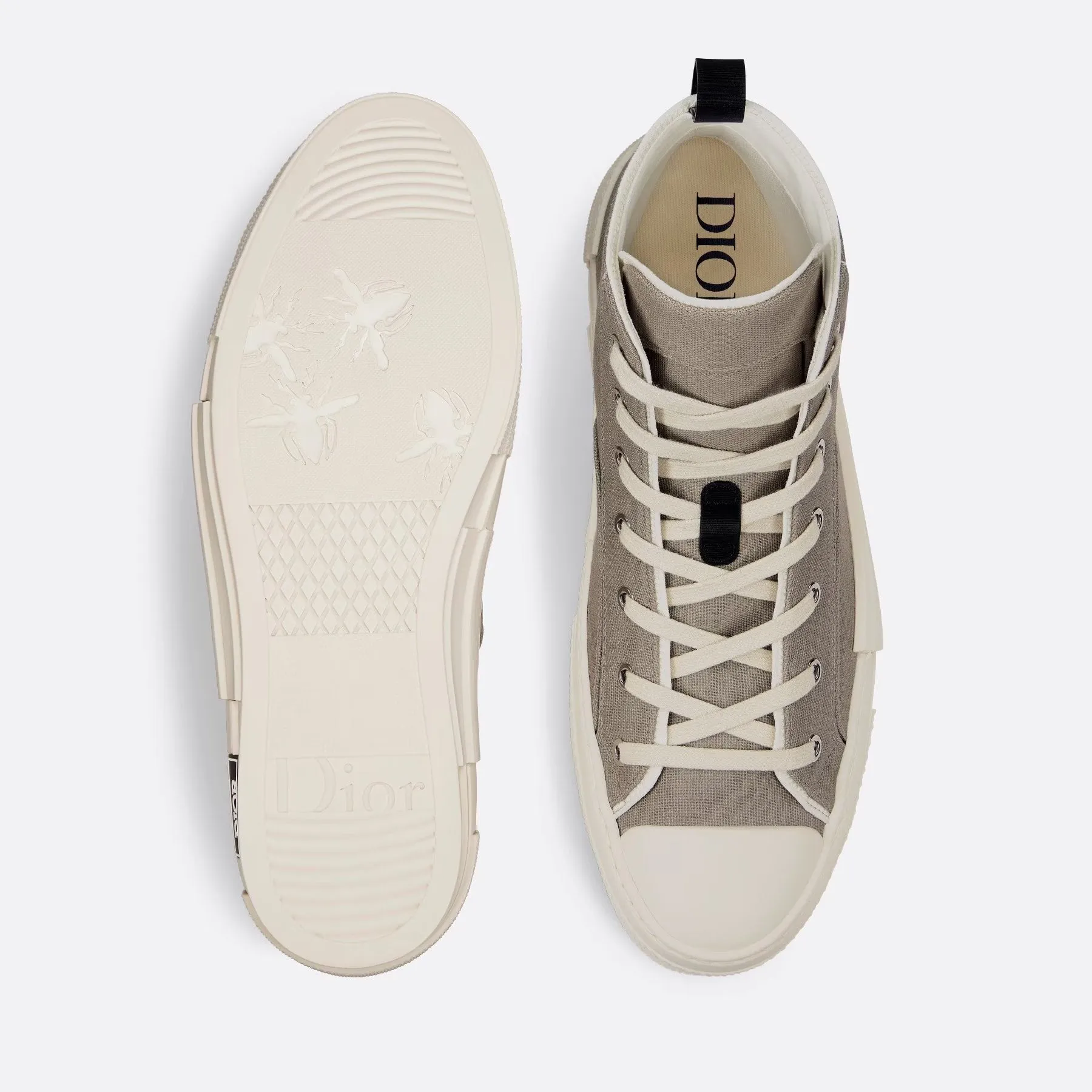 Dior B23 High-top AsteroDior sneakers, beige