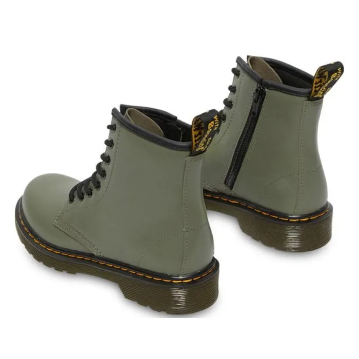 Dr Martens kids - 1460 J Juniors Leather Boot w/zip Khaki