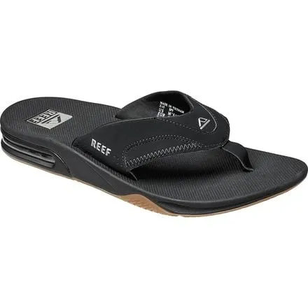 Fanning men's flip flops Reef, black/gray