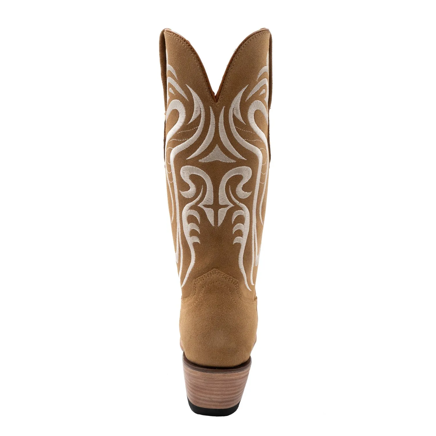 Ferrini Womens Belle V-Toe Sand Leather Cowboy Boots