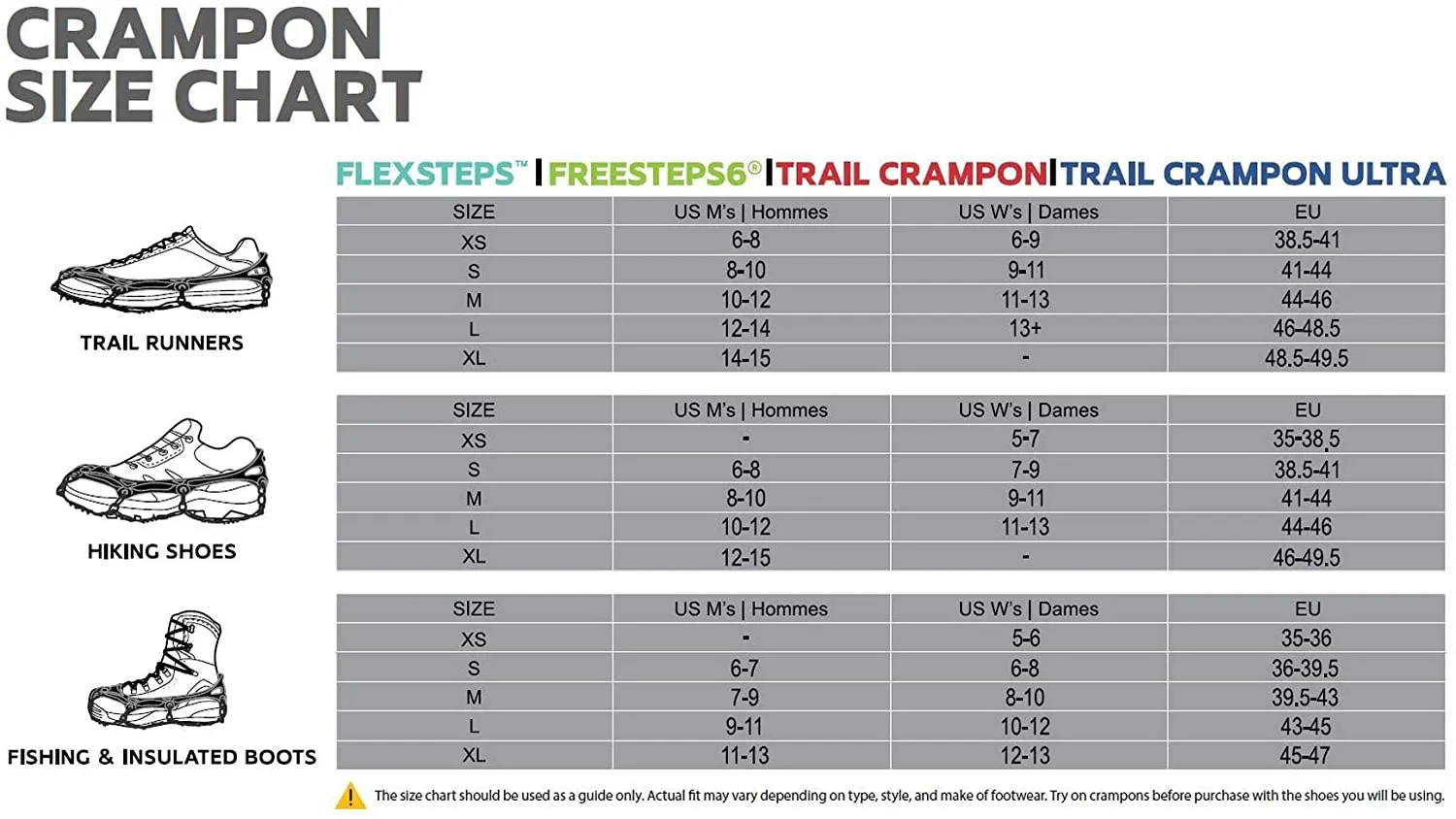 Free Steps 6 Crampons