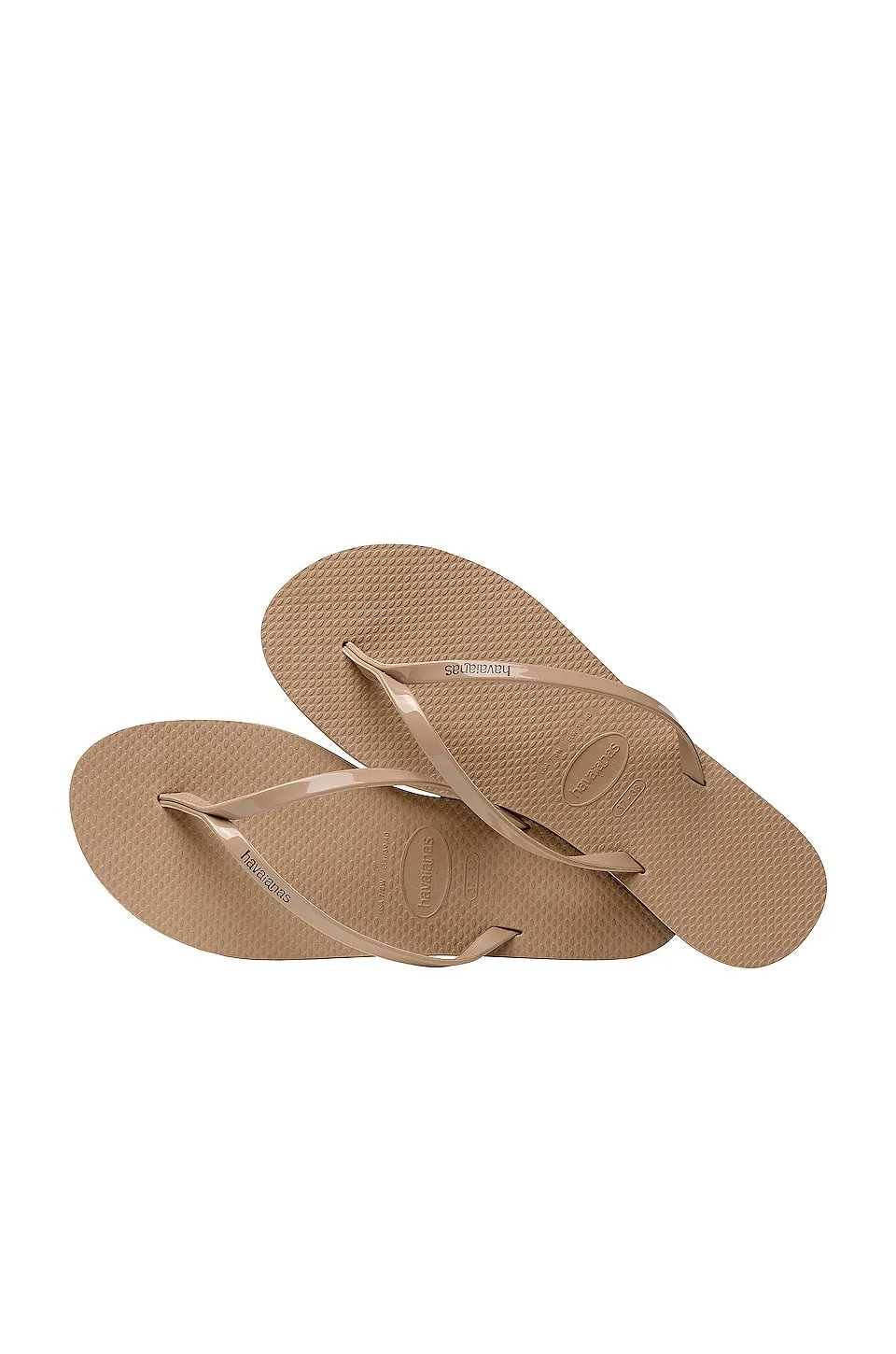 Havaianas You Metallic Slippers, Rose Gold