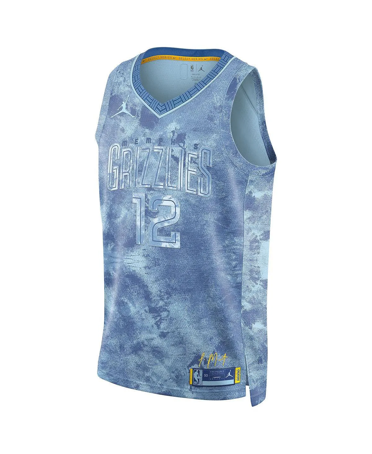 Ja Morant Memphis Grizzlies Select Series Swingman Nike Men's and Women's Blue Jersey