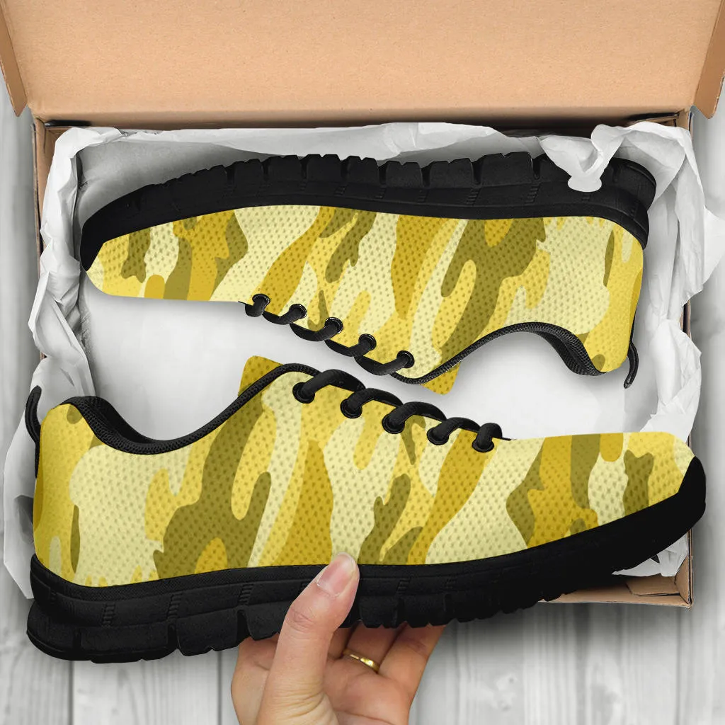 Knit Sneakers_Camo Gold_Combo