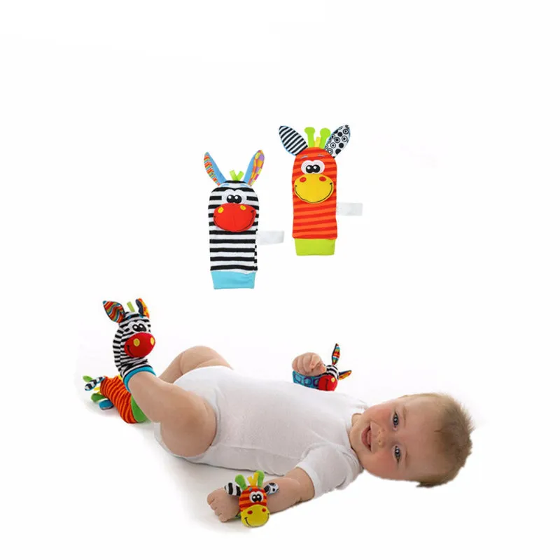 Lovely Infant Foot Sock Rattles