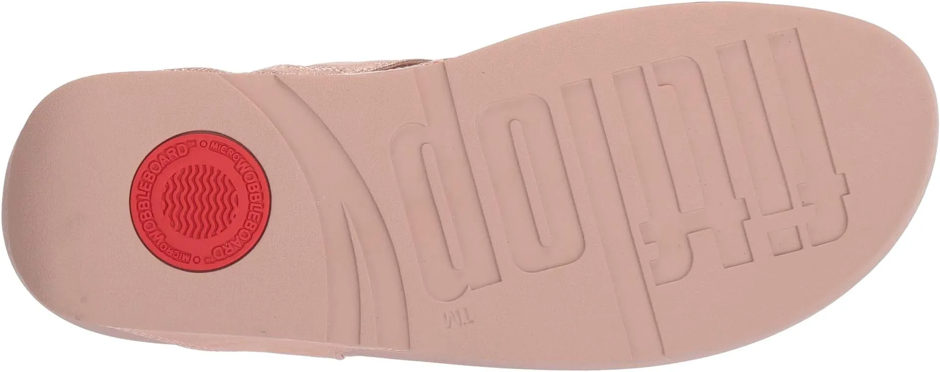 Lulu FitFlop Slides, Rose Gold