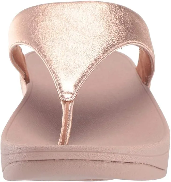 Lulu FitFlop Slides, Rose Gold