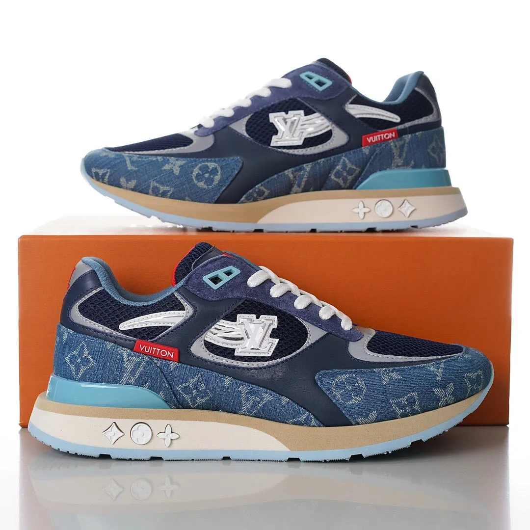 LUV Run Away Monogram denim Sneakers-110