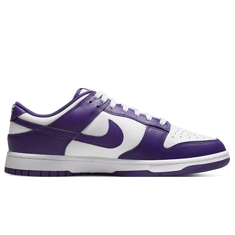 Men's sneakers Nike Dunk Low DD1 shock-absorbing and breathable, white / purple