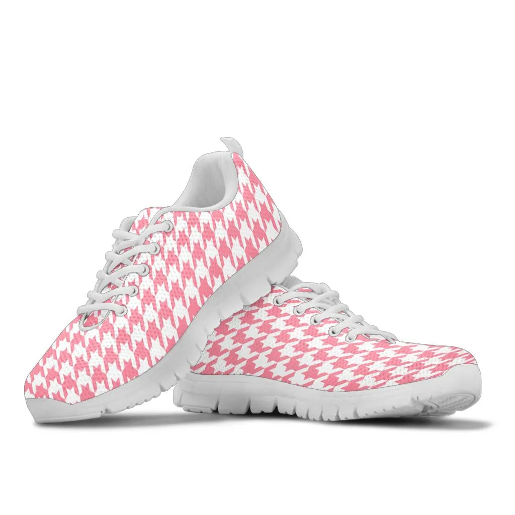 Mesh Sneakers_Pink on White_HT Pattern