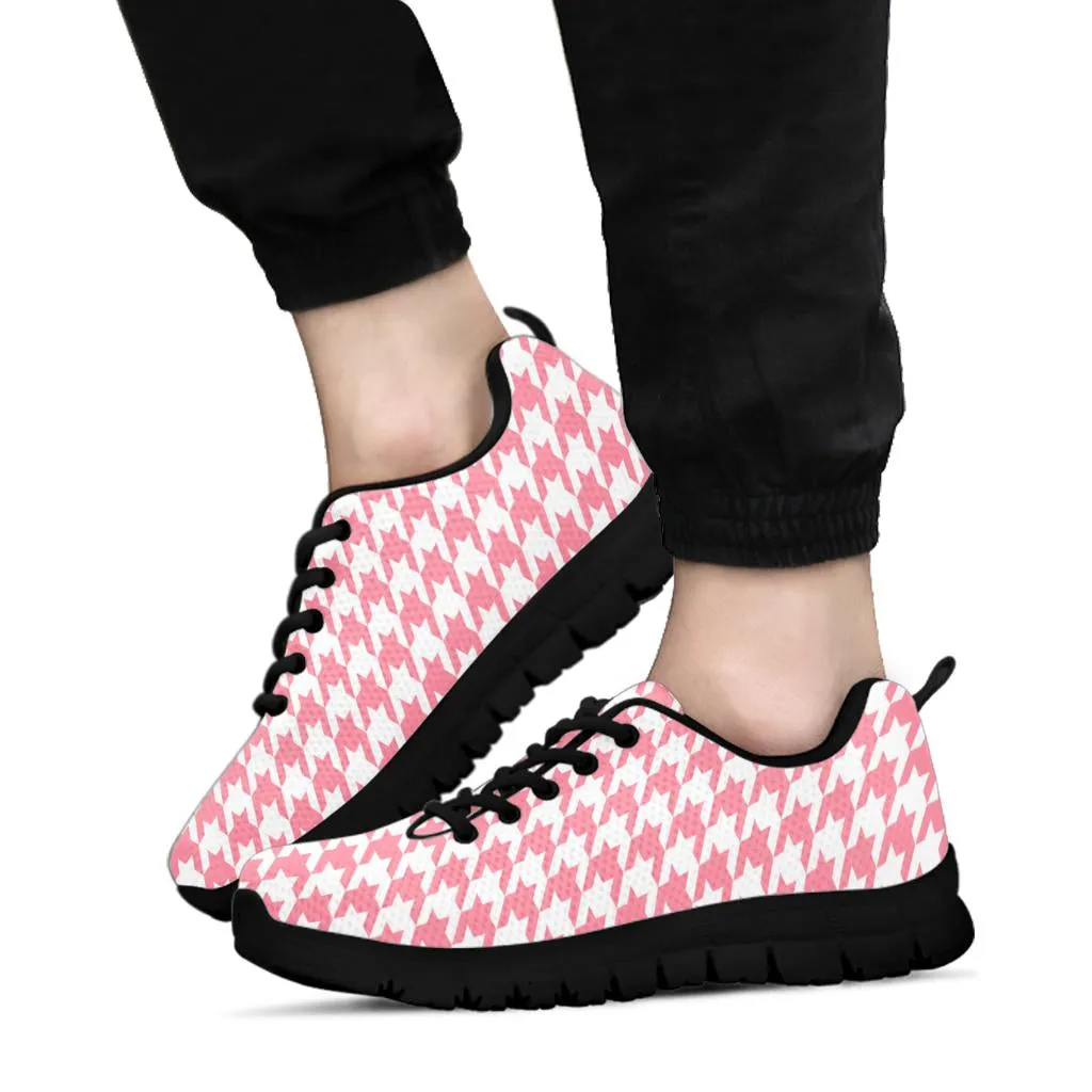 Mesh Sneakers_Pink on White_HT Pattern