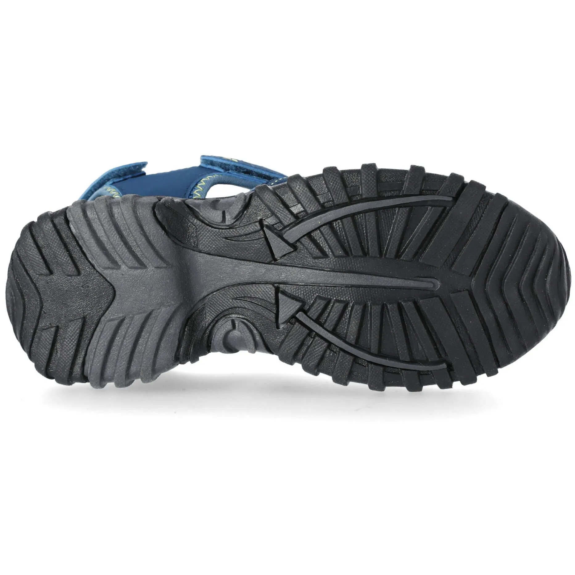 Nantucket Kids' Sandals in Navy / Kiwi